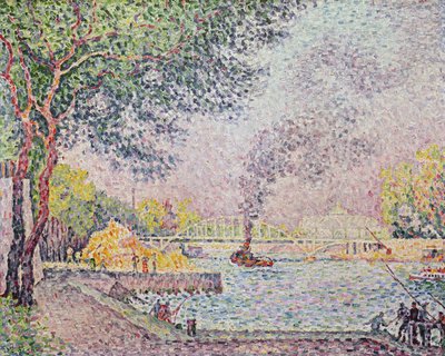 La passerella Debilly, c.1926 da Paul Signac